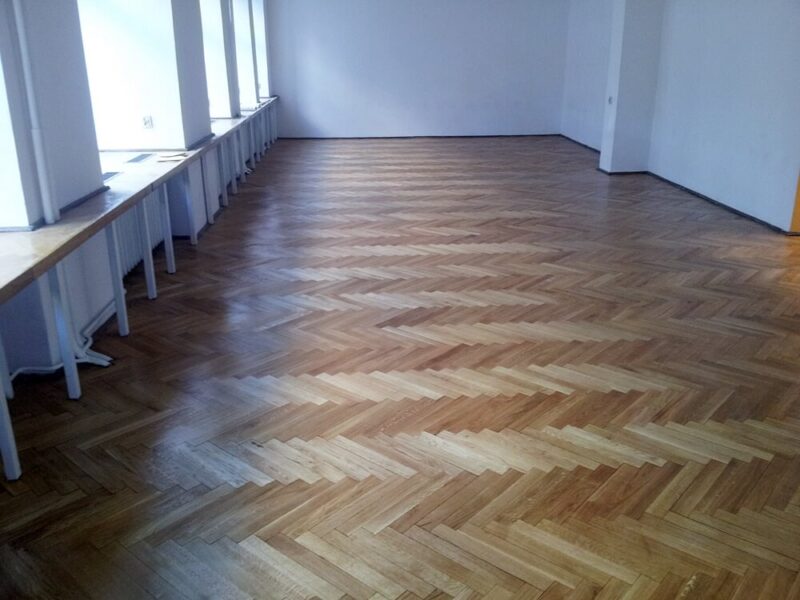 Parkiet drewniany, wzór jodełka